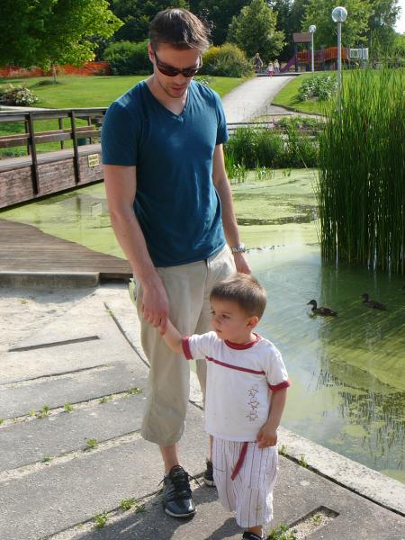 Liam & Bruno au parc de Villemomble