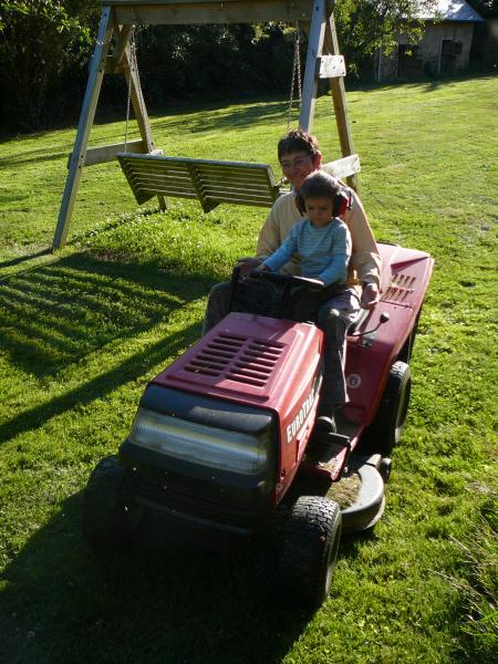 la sortie en tracteur tant attendue...