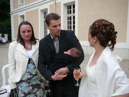 Alex, Bruno, Melvin avec notre belle mari�e