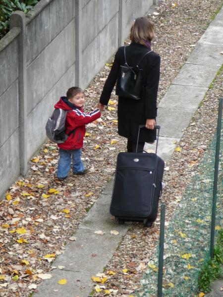 d�part de Loulou pour la Bretagne