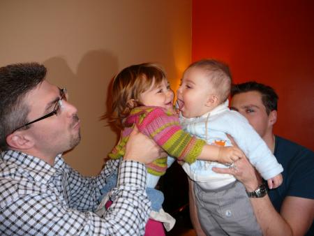 Qui aura le plus gros bisou?...