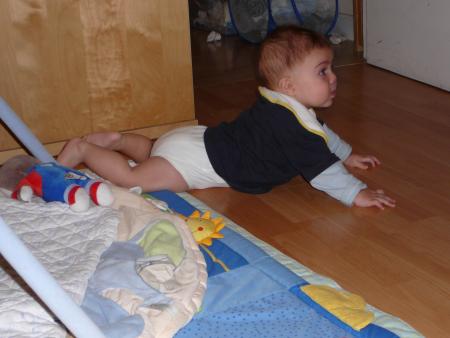 les premi�res fugues du tapis d'�veil...